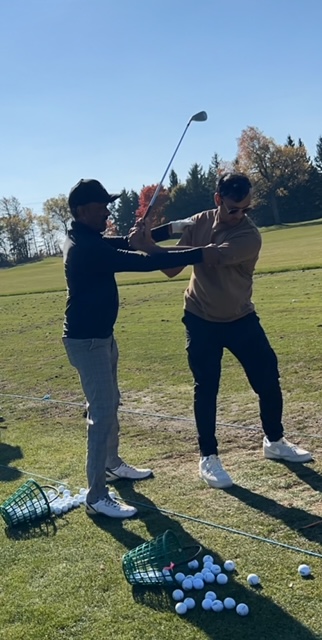 raman teaching golf lessons